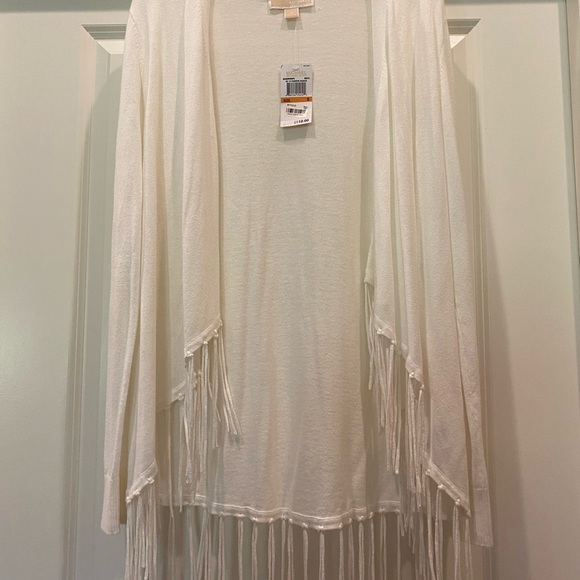 Michael Kors LS Fringe Sweater NWT - Picture 2 of 4